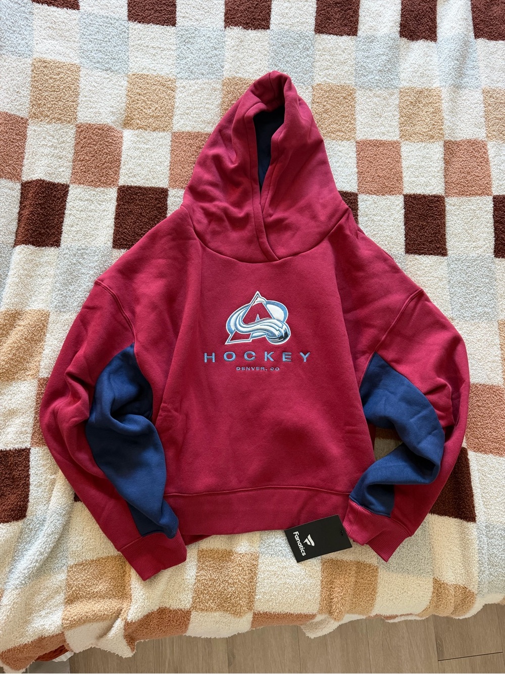 Colorado Avalanche NHL Apparel Cropped Hoodie